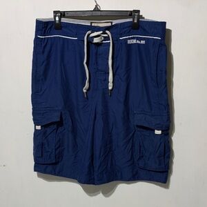 Abercrombie Ruehl 925 Men's Blue Cargo Shorts Large
